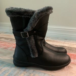 Faux Fur Lined Winter Boots